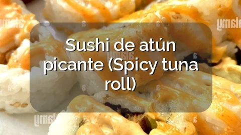 Sushi de atún picante (Spicy tuna roll)