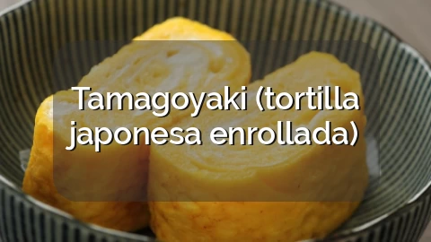 Tamagoyaki (tortilla japonesa enrollada)
