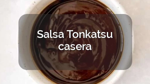 Salsa Tonkatsu casera