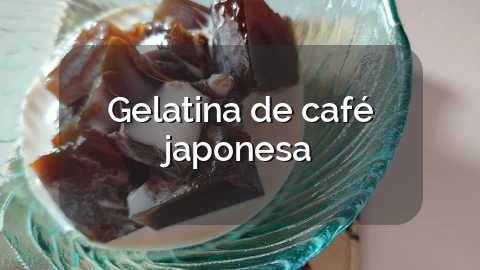 Gelatina de café japonesa