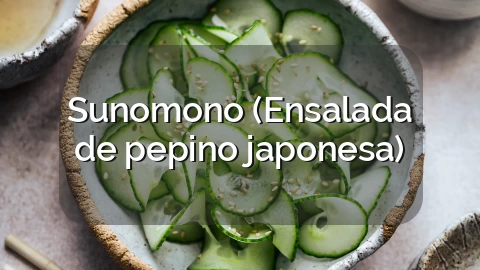 Sunomono (Ensalada de pepino japonesa)