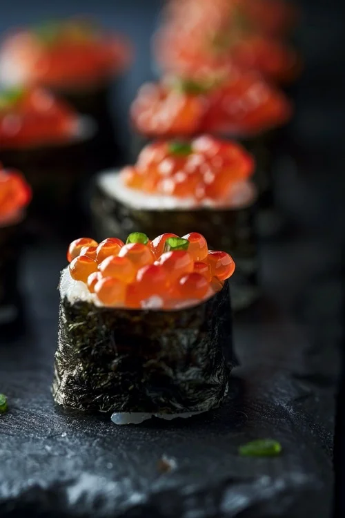como hacer gunkan sushi