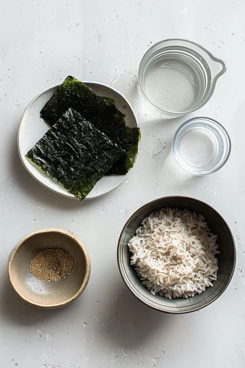 ingredientes arroz para sushi