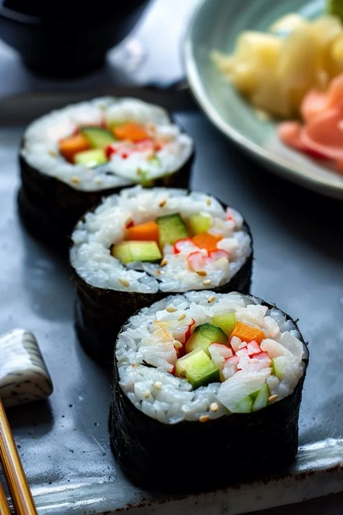 receta de sushi vegetariano